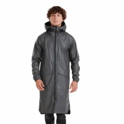 Horse Pilot - Veste de pluie homme Long Raintech iron Gris Discount