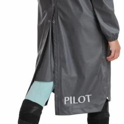 Horse Pilot - Veste de pluie femme Long Raintech iron Gris New