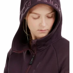 Horse Pilot - Veste femme manches longues Pampa winetasting Prune New