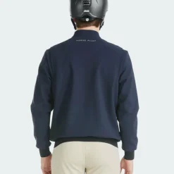 Horse Pilot - Veste manches longues homme Teddy Marine New