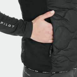 Horse Pilot - Veste sans manches femme Noir