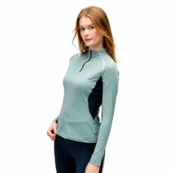 Clearance Horseware - Baselayer manches longues femme Stamina hw sage Vert