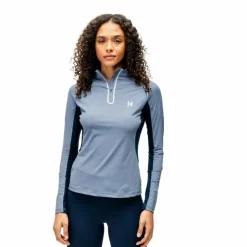 Hot Horseware - Baselayer manches longues femme Stamina Hw blue Bleu