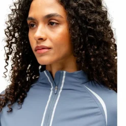 Hot Horseware - Baselayer manches longues femme Stamina Hw blue Bleu