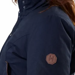 Horseware - Blouson manches longues femme Newmarket Wax Marine Hot
