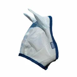 Horseware - Bonnet anti-insectes Amigo Fly Mask Argent / Marine Discount