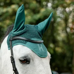 Horseware - Bonnet pour chevaux Ear Net dynasty green Vert Online