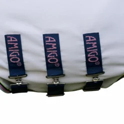 Horseware - Chemise anti-mouches Amigo Ripstop  Petite Hoody argent/ lime/ marine/ rose Gris Discount