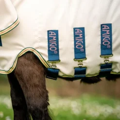 Horseware - Chemise anti-mouches Amigo petite Ripstop Hoody chalk/ marine/ rose Beige Online