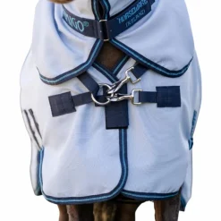 Horseware - Chemise anti-mouches Amigo Ripstop  Petite Hoody azure blue/ marine/ électrique Bleu Outlet