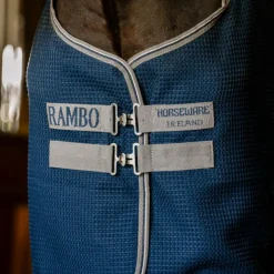 Horseware - Chemise séchante Rambo Techni Waffle / thunderstorm grey/ argent Marine Outlet