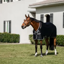 Sale Horseware - Chemise séchante Rambo Airmax Cooler / thunderstorm grey/ argent Noir