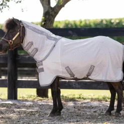 Discount Horseware - Couverture anti-mouches Amigo Bug Rug Plus Petite argent/ titanium grey/ argent Gris