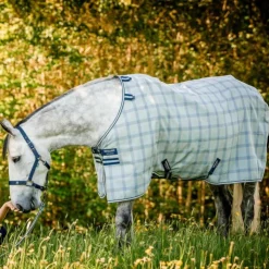 Horseware - Couverture anti-mouches Newmarket Pony witney navy Bleu