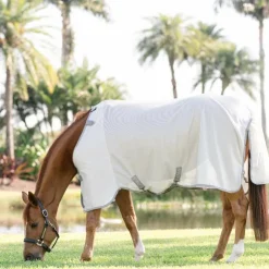 Horseware - Couverture anti-mouches Amigo Bug Rug silver/ titanium grey/ argent Gris New