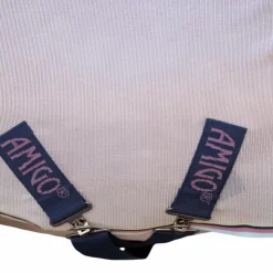 Horseware - Couverture anti-mouches Amigo Bug Rug Plus Petite argent/ lime/ marine/ rose/ bleu Gris New