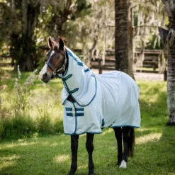 Horseware - Couverture anti-mouches Amigo Bug Rug Plus XL azure blue/ marine/ électrique Bleu Online