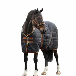 Discount Horseware - Couverture d'écurie Rambo / orange 200g Noir