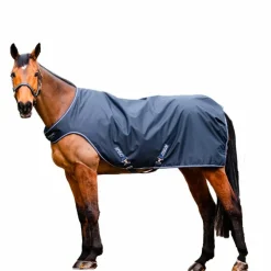Best Horseware - Couverture de marcheur imperméable Amigo / blanc 100g Marine