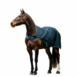 Best Horseware - Couverture de marcheur imperméable Amigo / blanc 100g Marine