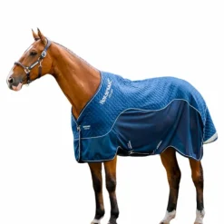 Horseware - Couverture de transport Signature Travel Series 50g Marine Sale