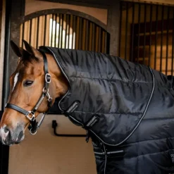 Horseware - Couverture de box Amigo Ripstop Insulator Plus Stable / argent 200g Noir New