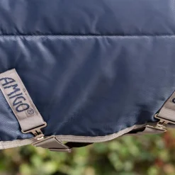 Horseware - Couverture de box Amigo Ripstop Insulator Plus Pony Stable / titanium grey 200g Marine Hot