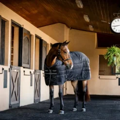 Horseware - Couverture de box Amigo Ripstop Insulator Stable / argent 50g Noir Discount