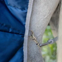 Horseware - Couverture de box Amigo Ripstop Insulator Stable / titanium grey 200g Marine Best