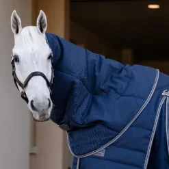 Horseware - Couverture de box Rambo Optimo Stable Plus / thunderstorm grey/ argent 400g Marine Sale