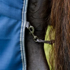 Online Horseware - Couverture de box Rambo Stable / thunderstorm grey/ argent 400g Marine