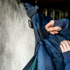 Best Horseware - Couure de box Amigo Ripstop Insulator dynasty green/ marine/ argent 200g Vert