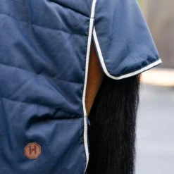 Outlet Horseware - Couverture de box Newmarket Cosy Stable witney navy 100g Bleu