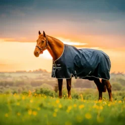 Horseware - Couverture d'extérieur Amigo Ripstop Turnout doublé polaire witney navy 50g Bleu Sale