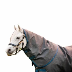 Sale Horseware - Couverture d'extérieur Rhino plus HexStop / indigo/ marine 250g Gris