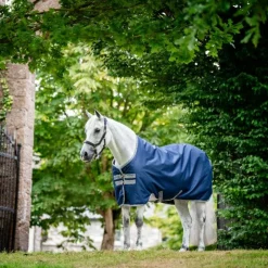 Discount Horseware - Couverture d'extérieur Amigo Ripstop 900 Original / titanium grey 50g Marine