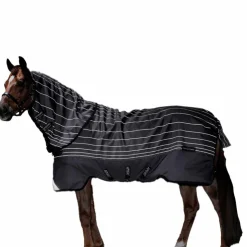 Horseware - Couverture d'extérieur Amigo Bravo 12 réfléchissantes / noir 100g Gris