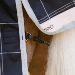 Sale Horseware - Couverture d'extérieur Rhino Wug Pony Turnout VL / gris/ blanc à carreaux 250g Noir