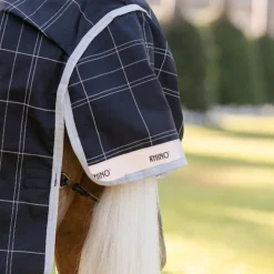 Sale Horseware - Couverture d'extérieur Rhino Wug Pony Turnout VL / gris/ blanc à carreaux 250g Noir