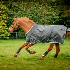 Horseware - Couverture d'extérieur Amigo Hero Ripstop Plus shadow/ blue haze/ marine 200g Gris Discount