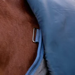 Horseware - Couverture d'extérieur Rhino Plus HexStop / indigo 100g Gris Best