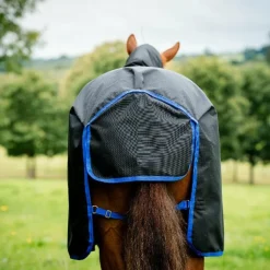 Clearance Horseware - Couverture d'extérieur Amigo Ripstop 900 Original doublure polaire / classic blue 50g Noir