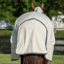 Horseware - Couverture d'extérieur Rambo Optimo Supreme Summer check/ thunderstorm grey/ argent 0g Marine Discount