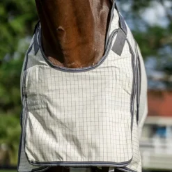 Horseware - Couverture d'extérieur Rambo Optimo Supreme Summer check/ thunderstorm grey/ argent 0g Marine Discount