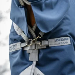 Horseware - Couverture d'extérieur Amigo Bravo Integrated Turnout / titanium grey/ argent 50g Marine Outlet