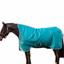 Hot Horseware - Couverture d'extérieur Amigo Bravo 12 Wug avec Encolure Montante émeraude/ turquoise/ 0g Bleu