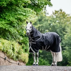 Online Horseware - Couverture d'extérieur Amigo Bravo 12 Plus Bundle / titanium grey/ argent (50g + 100g + 200g) Noir