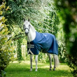 Horseware - Couverture d'extérieur Amigo Bravo 12 Turnout / titanium grey/ argent 0g Marine Online