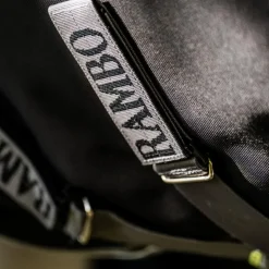 Horseware - Couverture d'extérieur Rambo Turnout / thunderstorm gris/ argent 100g Noir Hot