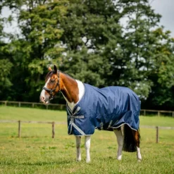 Horseware - Couverture d'extérieur Amigo Bravo XL Turnout / titanium grey/ argent 50g Marine New